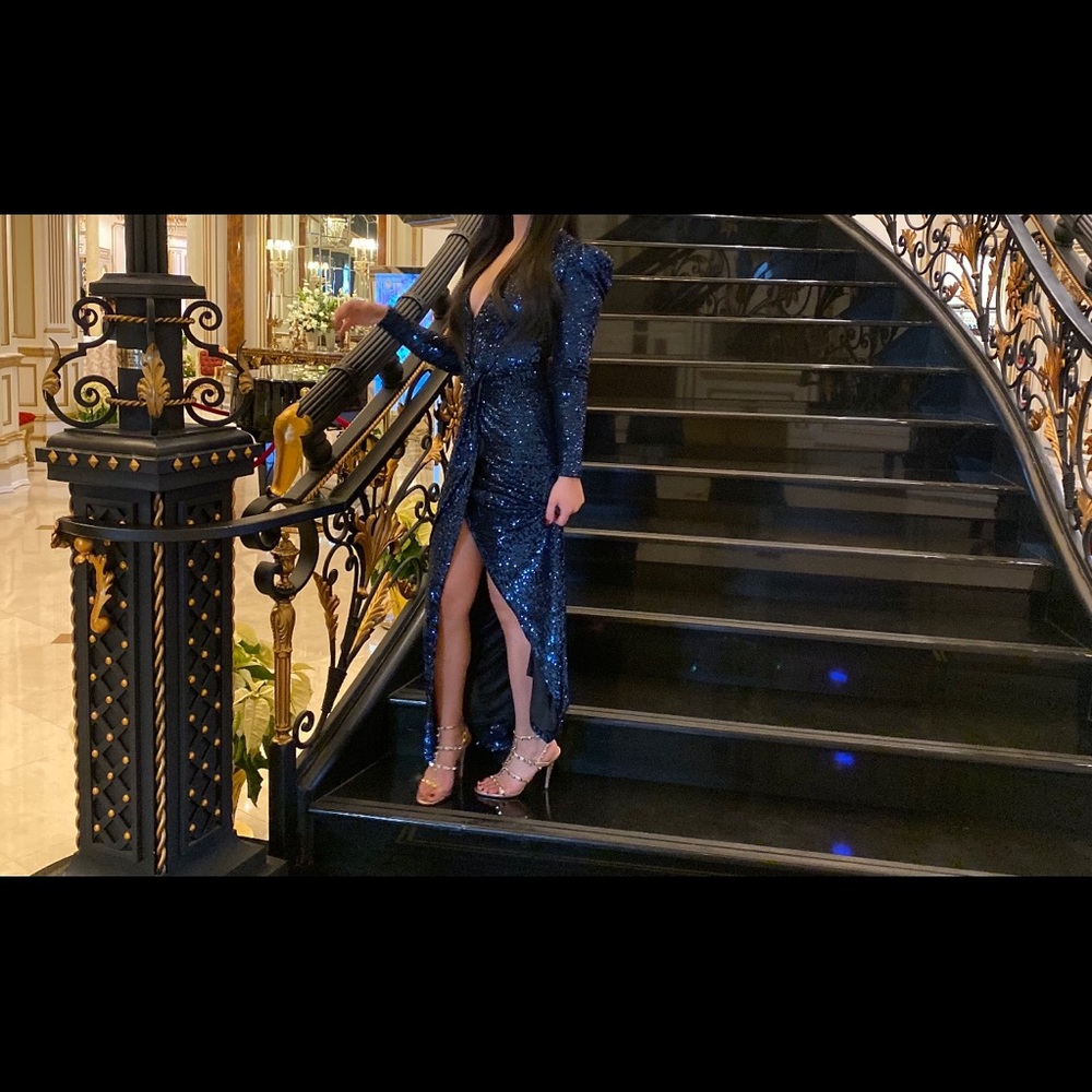 Iorane Glamorous Gown Navy Blue